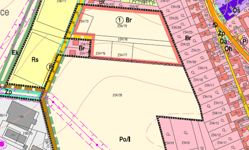 Ko3: Bydlení v lokalitě Dvorce Obsahem změny Ko3 je prověření změny podmínek využití pozemků parc.č. 1362 a 1363, oba v k.ú.