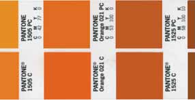 Přímé barvy Přímé barvy ze vzorníků PANTONE (standard přímých barev v THB) jsou kódový systém, který říká, že určitému číslu odpovídá určitý odstín, tedy barva.