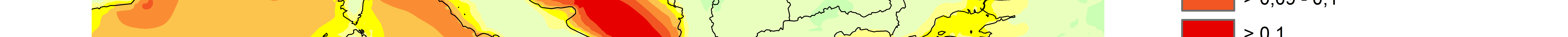 0,5 g.m -2.r - 1, hodnota vypočtená modelem CAMx byla 0,235 g.m -2.r -1.