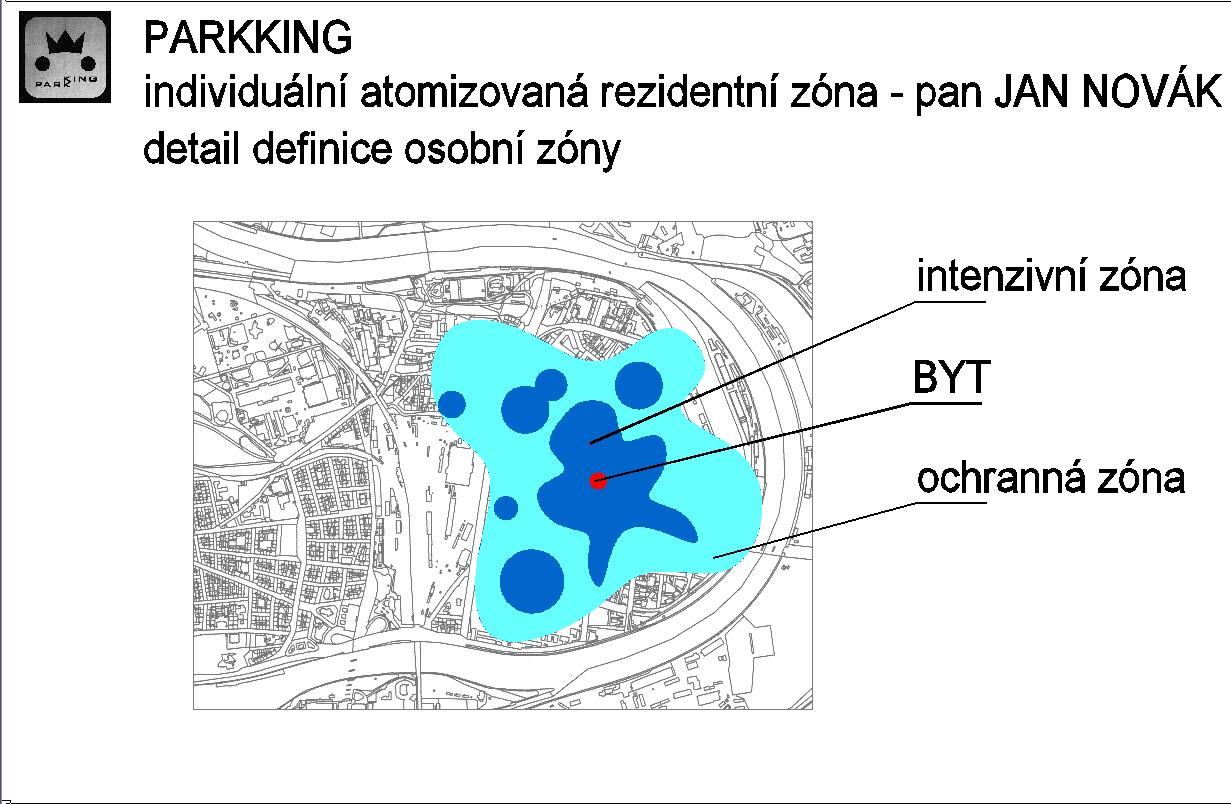 DetailnÌ p Ìklad individu lnì parkovacì rezidentnì zûny pana Nov ka.