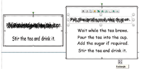 Textové nástroje Textové nástroje umožňují umísťovat na obrazovku textová pole, do kterých lze vpisovat jednotlivá slova i delší