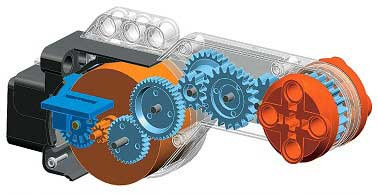 Kapitola 1: ROBOT LEGO MINDSTORMS 1.3.3 Senzory Senzory umožňují kostce reagovat na vnější podněty. V základu lze ke kostce přes výstupní porty připojit čtyři senzory.