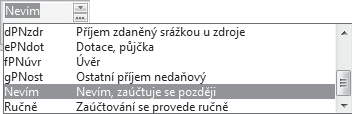 Ekonomický systém POHODA Příručka uživatele 135 Nepeněžní operace K zápisu nepeněžních operací je určena agenda Nepeněžní deník.