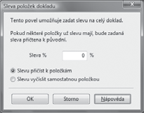 Ekonomický systém POHODA Příručka uživatele 205 Stornování Povel Stornovat z nabídky Záznam umožní vystavit stornovací doklad k aktuálnímu dokladu.