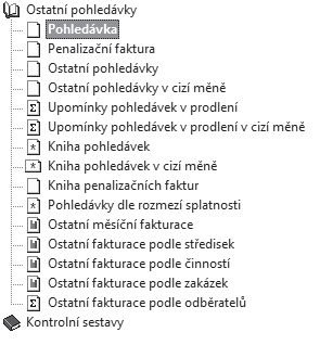 Ekonomický systém POHODA Příručka uživatele 213 Jestliže svým odběratelům zasíláte vydané zálohové faktury klasickou poštou, určitě využijete možnost tisku adresních štítků, poštovních podacích