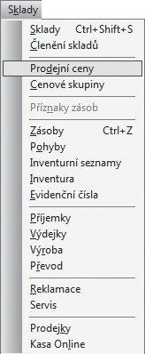 Ekonomický systém POHODA Příručka uživatele 239 Prodejní ceny Agenda Prodejní ceny umožňuje vytvářet a upravovat cenové hladiny s určením typu ceny (základní/vedlejší/sleva), způsobu výpočtu ceny (s