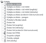 Vložené údaje upravte tak, aby odpovídaly skutečnosti. Vazbu na příslušný doklad naleznete v tabulce pod záložkou Doklady.