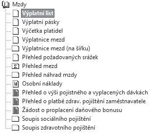 Ekonomický systém POHODA Příručka uživatele 307 U závazků odvodů daní a pojistného jsou uvedeny zvlášť položky za společníky a zaměstnance; je tedy možné jejich rozdílné zaúčtování (v účetnictví).