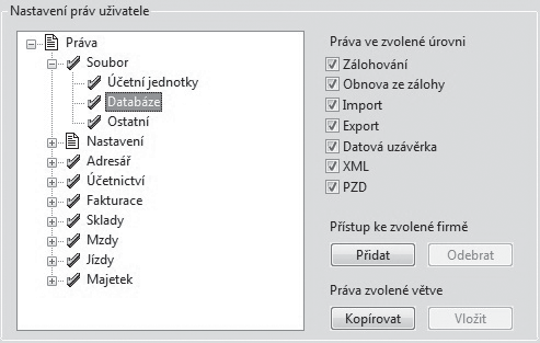 Pokud máte v agendě Pobočky nastavenu volbu Automatické odesílání/příjem balíčků dat e-mailem, je datový balíček vytvořen a automaticky odeslán na zvolený e-mail.