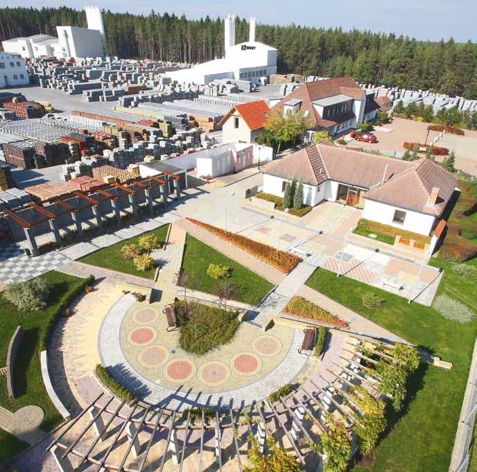 BEST, a.s., je největším českým výrobcem betonových stavebních prvků pro venkovní a zahradní architekturu.