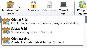 v předchozím případě tj. zobrazí se okno rozdělené na čtyři části, kde v horní polovině vidíte vaší stromovou strukturu složek a obsah vybrané složky a v dolní polovině pak vzdálený počítač.