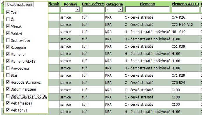 2. Sestavy v MS Excel Tlačítka Export do excelu (v případě starší verze MS Excel Export do CSV ) mi umožňí vytvořit si sestavu v MS Excel podle potřeby.