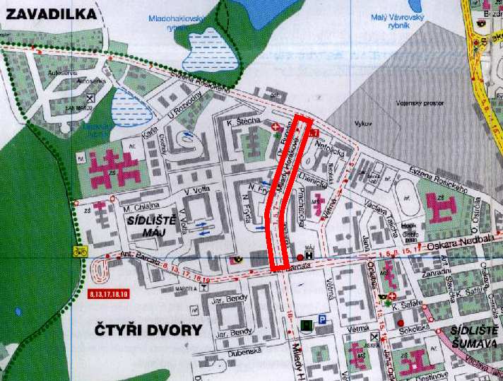 MODELOVÉ HODNOCENÍ KVALITY OVZDUŠÍ ATELIER EKOLOGICKÝCH MODELU s. r. o. REGENERACE SÍDLIŠTĚ MÁJ ČESKÉ BUDĚJOVICE ÚSEK 06 VÝCHOD MILADY HORÁKOVÉ 1.3.2.