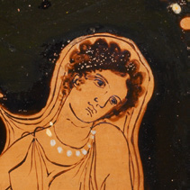 Toto vyobrazení bylo převzato z vázy v pařížském Louvru. Je více než dva tisíce let stará a byla původně nalezena v jižní Itálii.