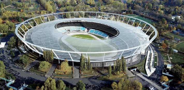 company. The arena in Gdańsk was designed by RKW agency in cooperation with GMP agency (the one which is responsible for the conversion of the stadium in Chorzów).