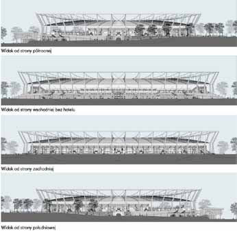 The scale determines new directions and defines new limits in the fields of functional, formal and structural solutions. The described situation occurs in case of the Silesian Stadium.