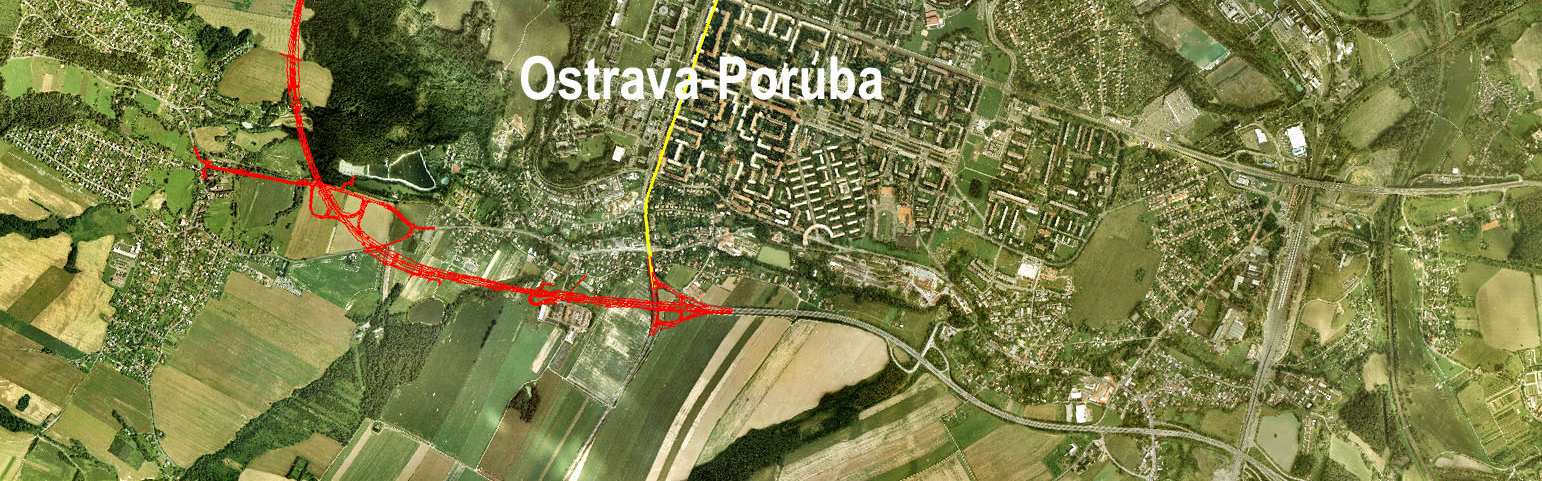 trasy 6,5 km Náklad stavby: 3,232 mld.
