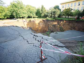 Obr. 4 Blanka tunel Brusnice mimořádná událost 5. 7. 2010 (archiv Metrostav a. s.