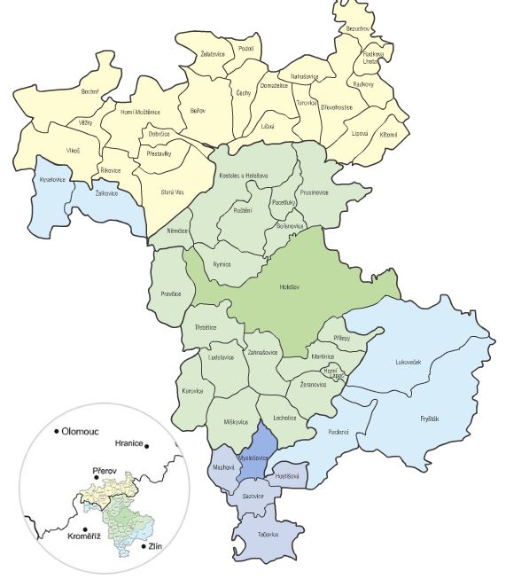 3.Místní akční skupina PARTNERSTVÍ MOŠTĚNKA Moštěnka je nejlépe hodnocená MAS v ČR. Působí na území 51 obcí ve Zlínském a Olomouckém kraji. Je důležitým rozvojovým aktérem v kulturně bohatém regionu.