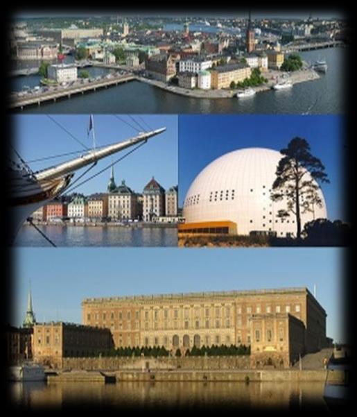Stockholm Stockholm je hlavním a zároveň největším městem Švédska. Ve Stockholmu sídlí švédská vláda a parlament, také je sídlem hlavy státu.