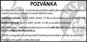 Další námět jsou i komunitní weby. Jeden jsem objevil a info o našem příspěvku četlo celkem (článek je na dvou místech) 700 lidí a přes 40 si stáhlo informační leták o oddílech střediska.