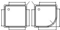 C POLOH NOŽČK 1 = rozměr do 120 cm x 120 cm (8 nožiček) 2 = rozměr od 140 cm x 70 cm do 180 cm x 100 cm (10 nožiček) 3 = rozměr 150 cm x 150 cm (12 nožiček) 4 = rozměr 100 cm x 100 cm RRONDO/