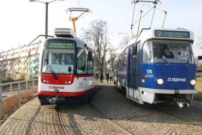 MHD V OLOMOUCI Tramvajová síť byla založena před 115