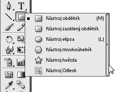 104 LEKCE 3 Vytváření tvarů Používání nástrojů pro kreslení základních tvarů V této lekci vytvoříme pomocí nástrojů pro kreslení základních tvarů jednoduché logo.