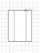 Jakmile bude výška obdélníka stejná jako výška prvního obdélníka (1 palec), uvolněte tlačítko myši a poté i klávesu Alt/Option.