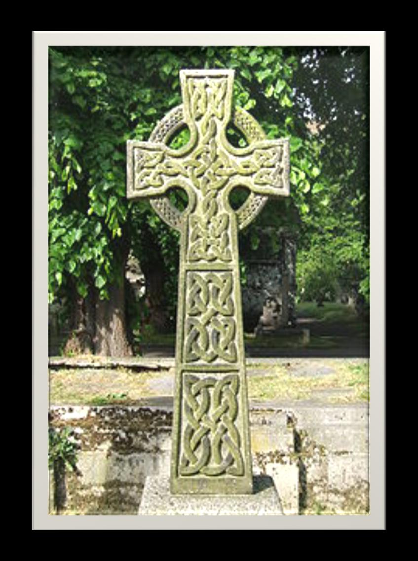 2. Keltské uzly v historii Keltské kříže náhrobní kameny zdobené