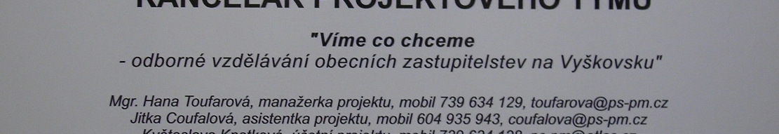 šetření Význam aktivity: zjištění aktuálních požadavků uchazečů na obsah