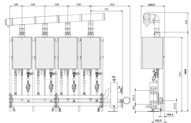 45, 65 HP 85, 100 HP 290 540 540 540 757 556,5 521 164 327,2 251,5 1751 1868 470 97,5 266,5 Hydraulické a montážní příslušenství pro tvorbu kaskád