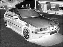 PI 447 000 Kč BMW Touring 525 D Comonrail combi 154 PS, aut. klima, 6ti rychl., vel. výbava - kamera na couvání, navigace, airbagy, AL kola, el.