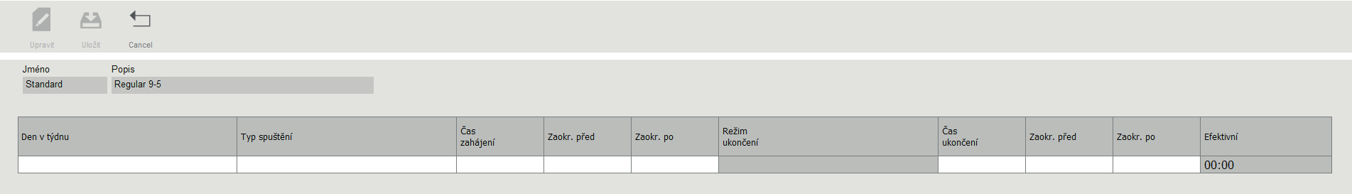 9 PRACOVNÍ PLÁNY V závislosti na použití pevných nebo variabilních pracovních plánů ve vaší společnosti nabízí program zaznamenávání docházky dva způsoby přiřazení pracovních plánů vašim zaměstnancům.