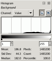 137 / 317 Kliknutí na barevnou položku s modifikační klávesou Ctrl This sets GIMP s background color to the color you Ctrl-click on, as shown in the Toolbox color area.