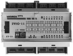 1. MODUL ANALOGOVÝCH VSTUPŮ/VÝSTUPŮ SAIO-11 1.1. Základní charakteristika SAIO-11 je periferní modul s připojením na sběrnici RS485 s 1 pozicemi pro analogové vstupy/výstupy (obr. 1).