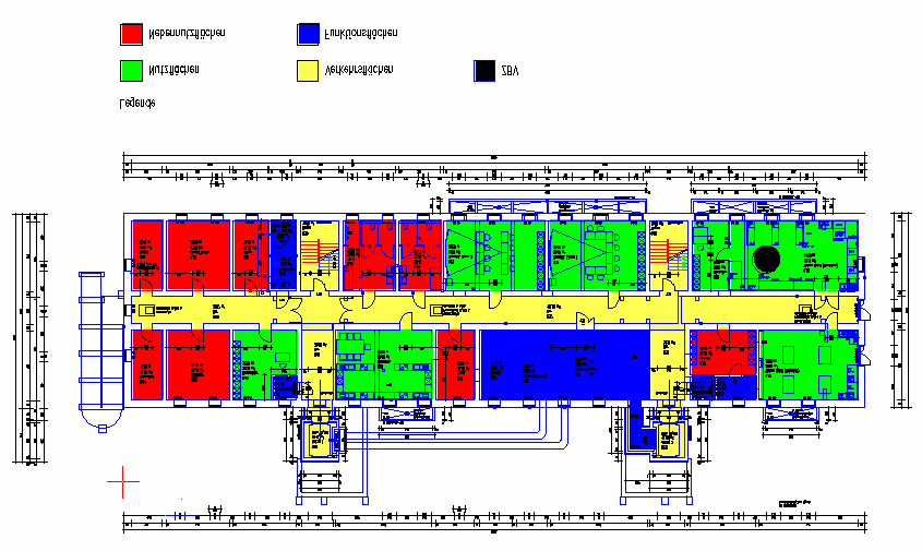 36 SPIRIT 11 nové funkce Půdorys se znázorněním využití ploch Barevná nebo obrázková výplň může překrýt již nakreslené elementy výkresu.