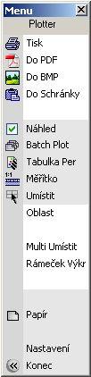 Soubory formátu PDF lze otevřít v aplikaci Adobe Acrobat Reader. Tuto funkci lze využít např. pro a archivaci výkresů.