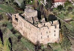 Křivoklátu novostavby Točník, Nový hrad