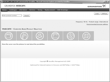 Další dokumentace výrobků CR, CRI, CRN, CRE, CRIE, CRNE WebCAPS WebCAPS (Web-based Computer Aided Product