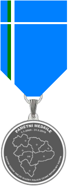 KŘ policie Zlínského kraje Pamětní medaile Územního odboru vnější služby Vsetín Byla zřízena v roce 2010 Územním odborem vnější sluţby Vsetín a byla udělována za příkladné plnění sluţebních úkolů nad