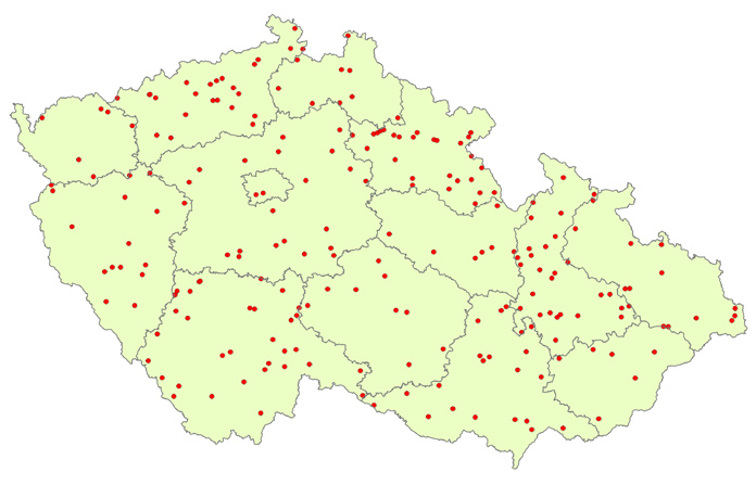 Analýza inovačního potenciálu krajů ČR 49 Regionální rozmístění průmyslových zón v Česku je, s výjimkou Prahy, relativně vyrovnané.