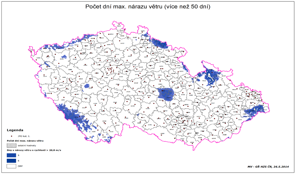 Dopad orkánů a větrných smrští na krajinu, zemědělské plodiny a lesy polomy v lesích, neprůjezdné dopravní komunikace, dopravní nehody na silnicích a železnicích způsobené padajícími stromy a větrem