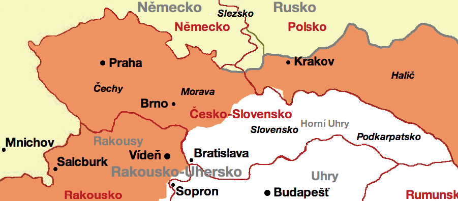 2008 Téma měsíce Vznik Československa SOUVISLOSTI Vypuknutím první světové války roku 1914 došlo k odsunutí národnostní otázky v Rakousko-Uhersku do pozadí.