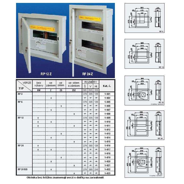 ROZVÁDĚČE NÍZKÉHO NAPĚTÍ Modulové - TYP RP Uplatnění : Technické údaje : rozváděče nn pro vnitřní použití jsou určené jmenovitý stálý proud : ln 100 A v závislostí na vybavení pro rozvod, jmenovité