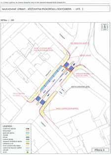 ka. Dopravní studie firmy EDIP předložila návrh, který by zde bez velkých investic bezpečnost chodců zvýšil.