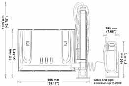 17 ) Overall Celková lift výška height zdviže (stowed (složená position) pozice) 1035 mm (40.75 ) 1035 mm (40.75 ) 1035 mm (40.75 ) 1035 mm (40.75 ) Usable Užitná platform šířka plošiny width (Max) (max) 714 mm (28.