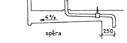 je v okolí trubky vybrána a nebo je napojena do sběrného potrubí (viz obr. 4.20).