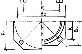 V základním provedení se jedná o ložisko pevné (N), sestávající z hrnce (může být dole i nahoře), úložné nebo krycí desky