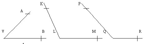 5) Narýsujte úhly =150 a ß = 60. Sestroj pravítkem a kružítkem : a) = + ß b) = - ß 6) Narýsujte dva libovolné tupé úhly KLM a RST a graficky je sečtěte. Výsledek zapište. Jaký úhel vznikl?